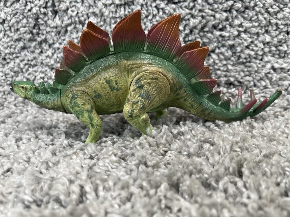 Stegosaurus Dinosaur Toy Figurine Interactive Play 9" Posable Nkok 2020 Poses